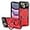 Red, variant on for iPhone 14 Pro Case with 360° Rotatable Magnetic Ring Stand, Large Window Design Compatible with Magsafe, -Grade Protection Shockproof Phone Cover for Women Men, Red