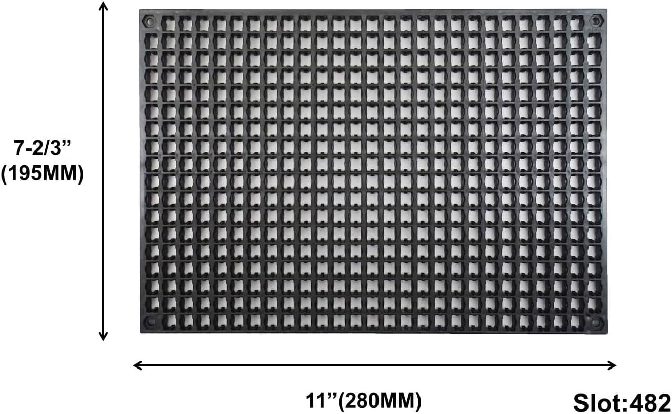 Free Zone 4-Piece Large Pegboard Set (Black)