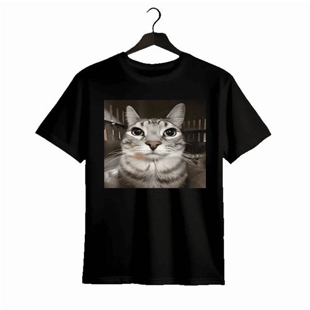 Camiseta gráfica vintage con meme de gato tonto "Espera, soy una cabra"