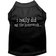 thumbnail image 5 of Pet Dog  Cat Shirt Screen Printed, "I Really Did Eat The Homework", 5 of 10