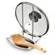 thumbnail image 1 of Estante para tapa y cuchara, organizador de soporte para tapa de olla de acero inoxidable, organizador de tapa de sartén, soportes para cuchara de sopa de almacenamiento, 1 of 4