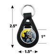 thumbnail image 4 of Black Leather  Batman Character Keychain, 4 of 4