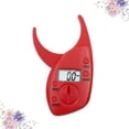 thumbnail image 4 of Clip de pinza de grasa corporal Herramienta de medición de grasa Fitness Fat Teller Pantalla LCD Analizador de grasa Rojo, 4 of 5