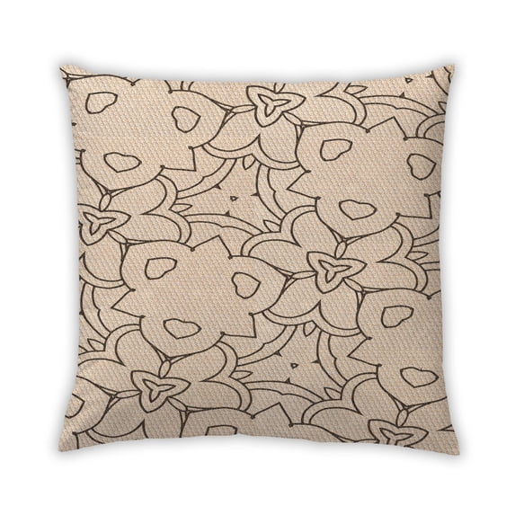 Ahgly Company Indoor Square Contemporary Throw Pillow, 18 inch by 18 inch