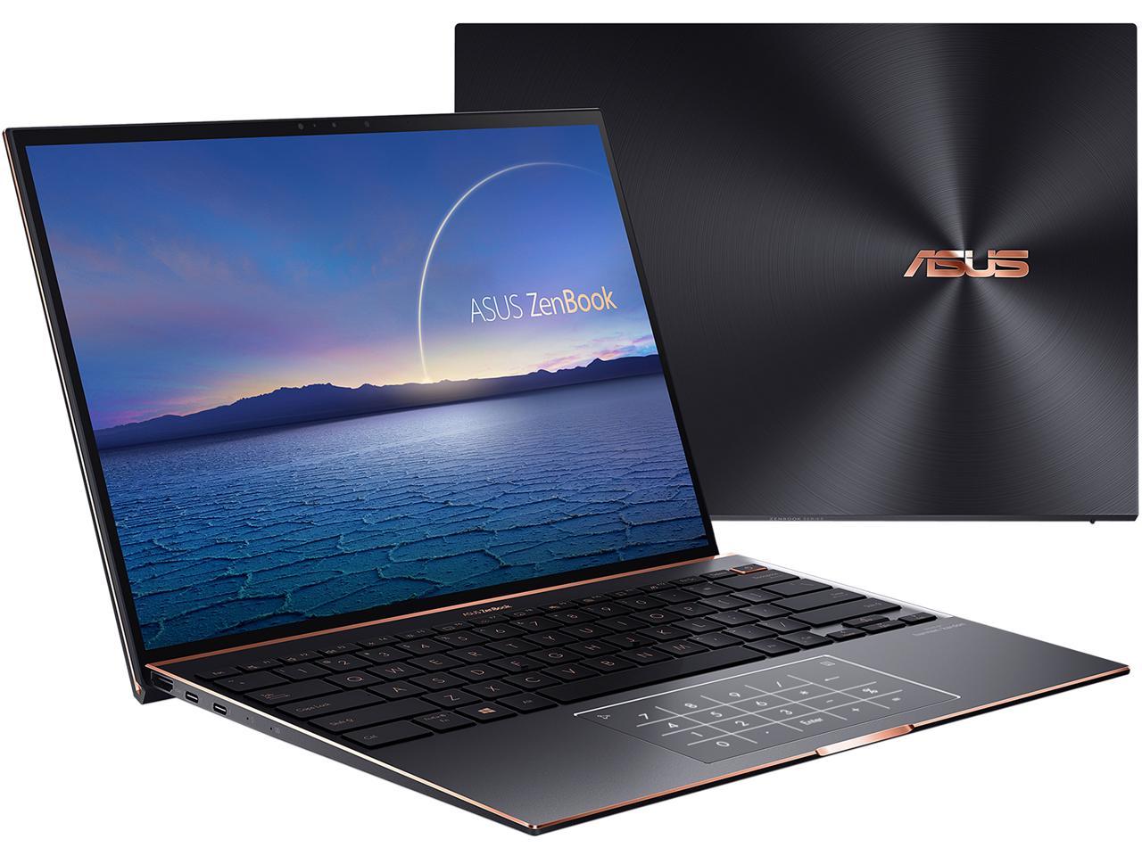 ASUS ZenBook S Ultra Slim Laptop, 13.9" 3300x2200 3:2 500nits Touch Display, Intel Evo Platform Core i7-1165G7 CPU, 16GB RAM, 1TB SSD, Thunderbolt 4, TPM, Windows 10 Pro, Jade Black, UX393EA-XB77T - image 2 of 11