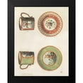 thumbnail image 2 of PI Studio 15x18 Black Modern Framed Museum Art Print Titled - Cups and Saucers, 2 of 5
