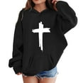 thumbnail image 4 of Byoo Toddler Girls Jesus Graphic Hoodie Long Sleeve Hooded Sweatshirt Cozy Soft Pullover, 4 of 4