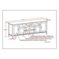 thumbnail image 5 of Atlin Designs 72" Support de Télévision en Brun Miel, 5 of 5