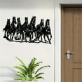 thumbnail image 4 of XDDST Horse Metal Wall Art Seven Horses Horse Home Sign Entrance Decoration Farmhouse Wall Decoration Animal Metal Decoration Wild Animal Horse Lover Gift Metal Horse Head Gift, 4 of 9