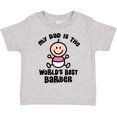 thumbnail image 3 of Inktastic My Daddy Worlds Best Barber Girls Toddler T-Shirt, 3 of 5