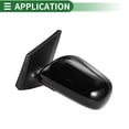 thumbnail image 3 of Reemplazo de Espejo de Puerta Lado Izquierdo Unique Bargains Espejo Retrovisor para Toyota Corolla 2009-2013 No.8794012D80 Negro Brillante Ajuste de Espejo Eléctrico, 3 of 7