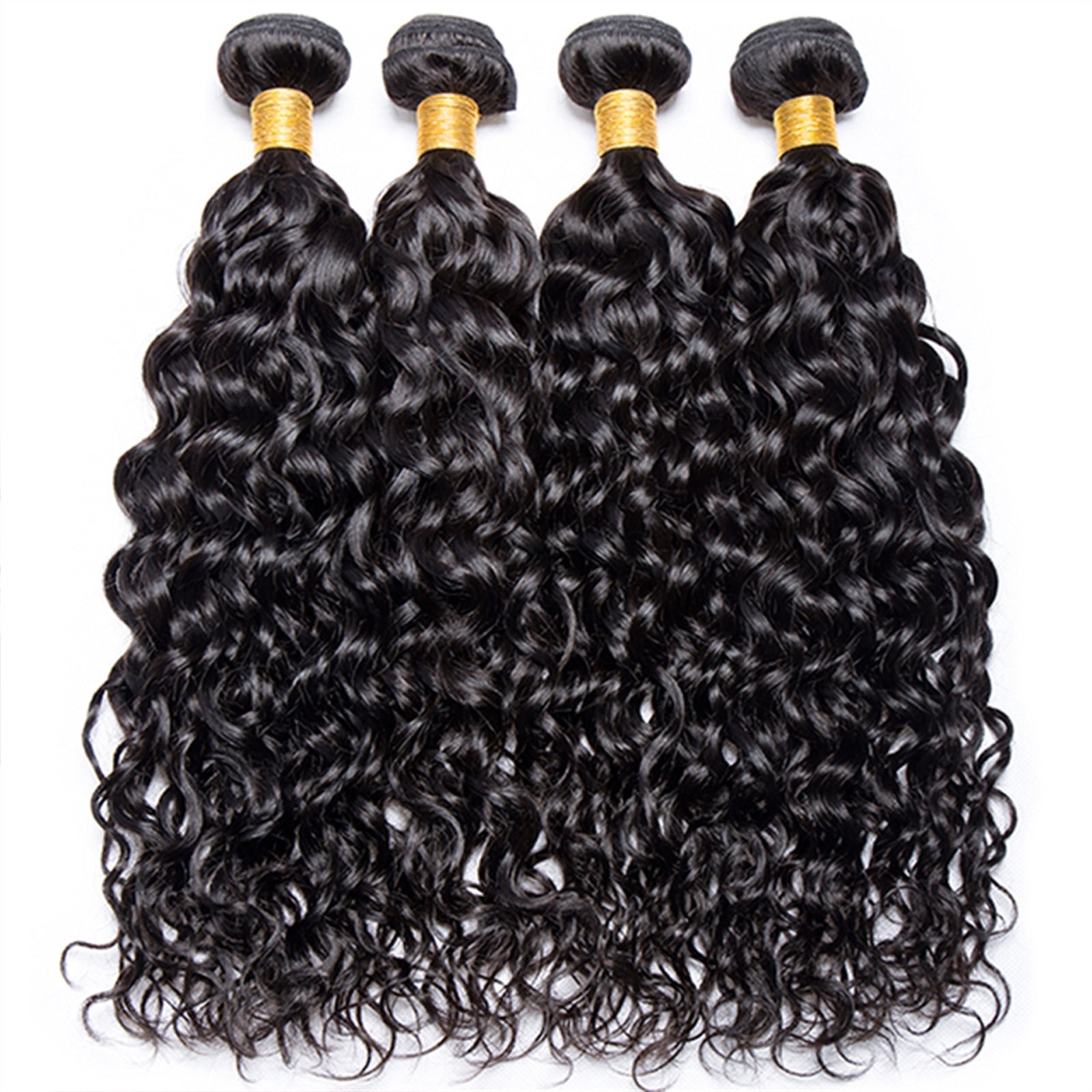 Water Wave Human Hair Bundles 12A Brazilian Human Hair Weave 1/3/4PC Natural Black Curly Hair 100g/pc Virgin Hair Extensions Natural