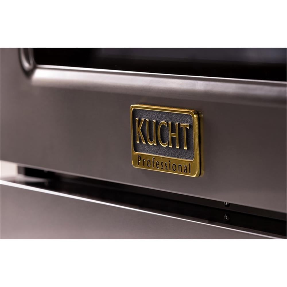 Pemberly Row 48-in Propane Gas Range in Titanium Stainless Steel