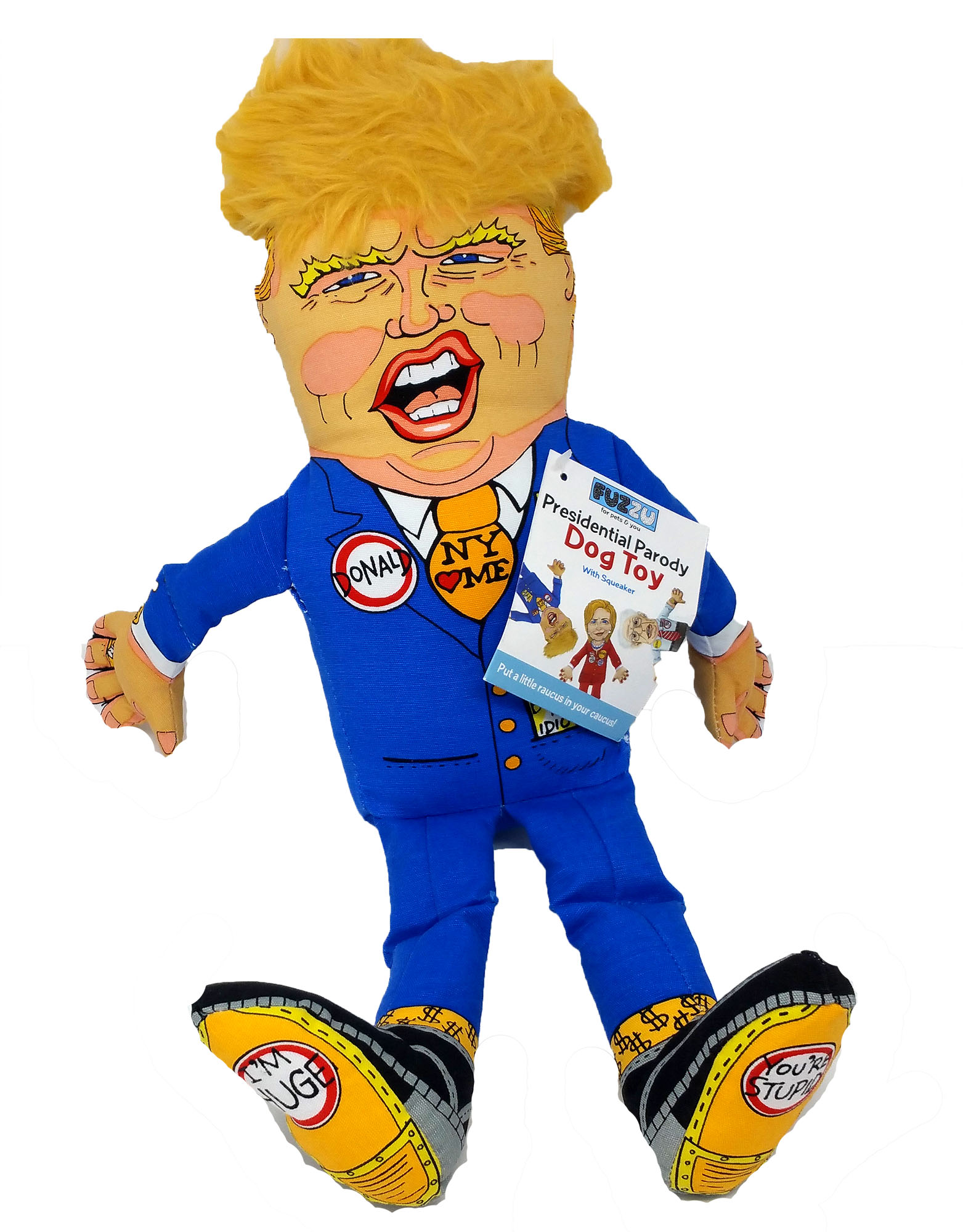 presidential parody dog toy