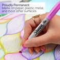 thumbnail image 4 of Sharpie Glam Pop Permanent Markers, Fine Point, 12 Count, 4 of 6