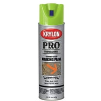 Krylon 7304 APWA Green Solvent Based Marking Paint - 15 oz. Aerosol