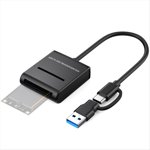 MSATA Easy Drive Cable Type C Mini USB3.1 External Hard Drive Enclosure 6Gbps High Speed Solid State Drive Cable,B