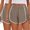 Khaki, variant on DAFPZW 2 Pack Women Running Shorts Flowy Pleated Athletic Shorts Summer High Waisted Tennis Sporty Workout Gym Shorts
