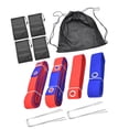 thumbnail image 3 of Lipstore Beach Volleyball Court Lines Kit Accessory 16M and 8M Webbing Strap Red and Blue, 3 of 8