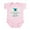 Petal Pink, variant on - Rockbaby Mosh Pit Infant Bodysuit - Baby Light Bodysuit, Size Newborn - 24 Months