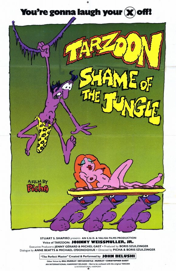 Tarzoon Shame of the Jungle movie POSTER (Style A) (11" x 17") (1977)