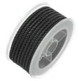thumbnail image 3 of Unique Bargains Nylon Thread Twine Beading Cord 3mm Extra-Strong Braided Nylon Crafting String 4M/13 Feet, Black, 3 of 7