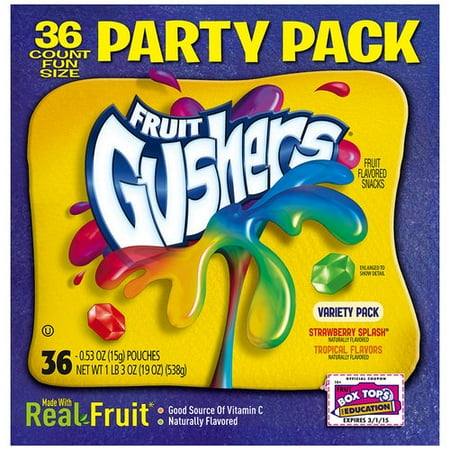 Gushers Party Pack Mega Pack 36 Ct