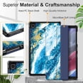 thumbnail image 6 of Fintie Slim Case for Samsung Galaxy Tab A7 Lite 8.7 inch 2021 Model (SM-T220/T225/T227), Ultra Thin Lightweight Hard Back Shell Tri-Fold Stand Cover, Sandy Wave, 6 of 8