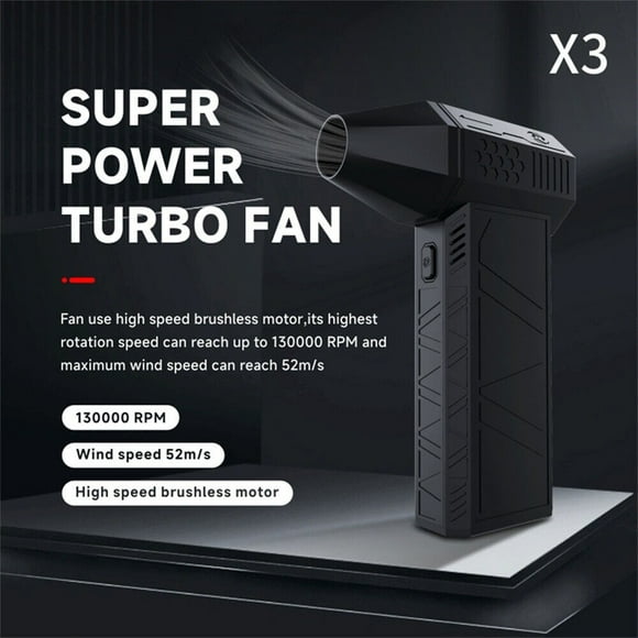 X3 Upgraded Violent Turbo Fan 130000R Brushless Motor Industrial Fans