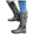 thumbnail image 3 of TAIAOJING Boots For Women Waterproof Fashion Heel Side Zipper Boots High Color Boots Casual Shoes, 3 of 5