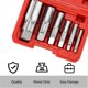 thumbnail image 4 of Juego Machos Roscar para Tuberías NPT 6 Piezas, Juego Machos Roscar Cónicos Acero Carbono Precisión con Estuche Almacenamiento para Fontaneros, Mecánicos y Aficionados Bricolaje, 4 of 6