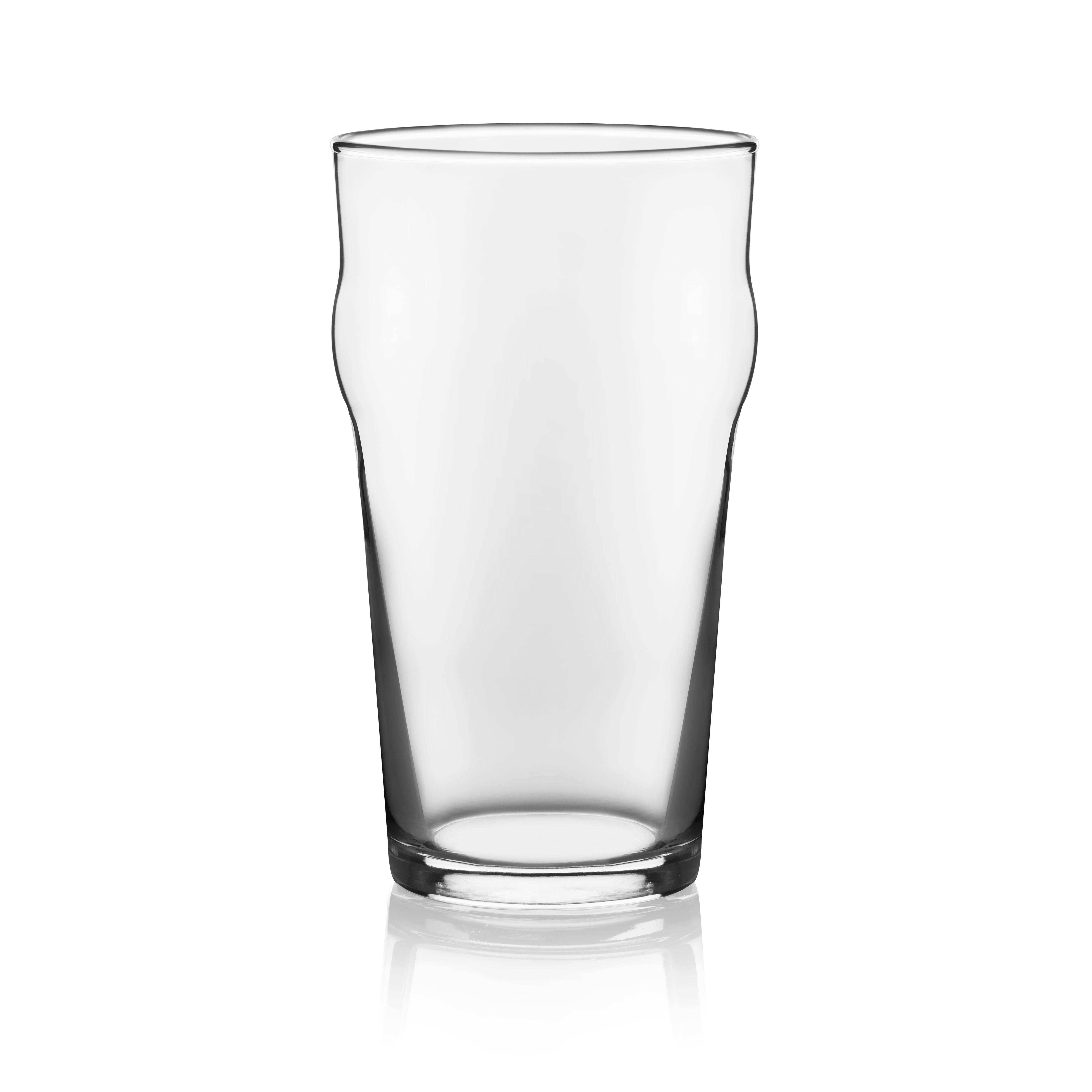 Libbey Craft Brews Nucleated Pint Beer Glasses, 16.75-ounce, Set of 4