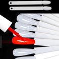 thumbnail image 2 of 100 Pack Fan shape False Nail Art Tips Nail Art Swatch Sticks Nail Polish Practice Fingernail Display With Metal Split Ring (Natural Color, Clear Color), 2 of 5