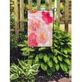 thumbnail image 2 of SIDONKU Girly Pattern Photos of Tender Pink and Red Rose Hibiscus Garden Flag Decorative Flag House Banner 28x40 inch, 2 of 2