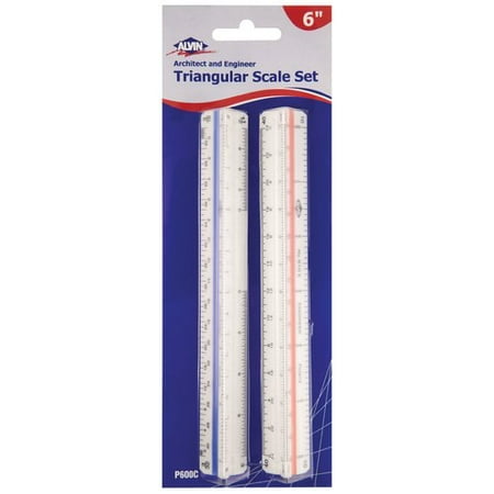 Alvin and Co. Engineer Triangular Scale Set (Set of 2)