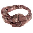 thumbnail image 4 of Diadema anudada con lentejuelas Soledad Rosado Anchas, 4 of 9