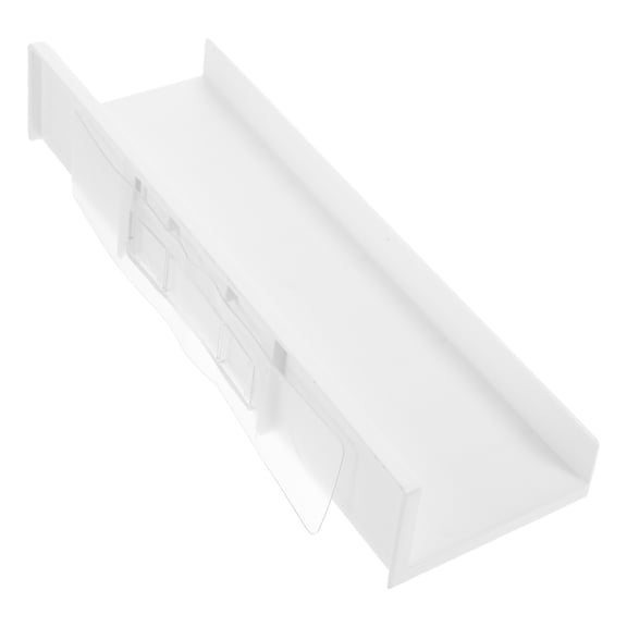 LOLIPPYY White ABS Wall Mount Picture Shelf, Display Rack for Home Decor and Organizing, 1 Piece
