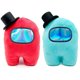 thumbnail image 2 of Peluches Eonmo Suave Merch Crewmate Astronauta Peluche Regalos para Fans de Juegos Rojo/Celeste, 2 of 2