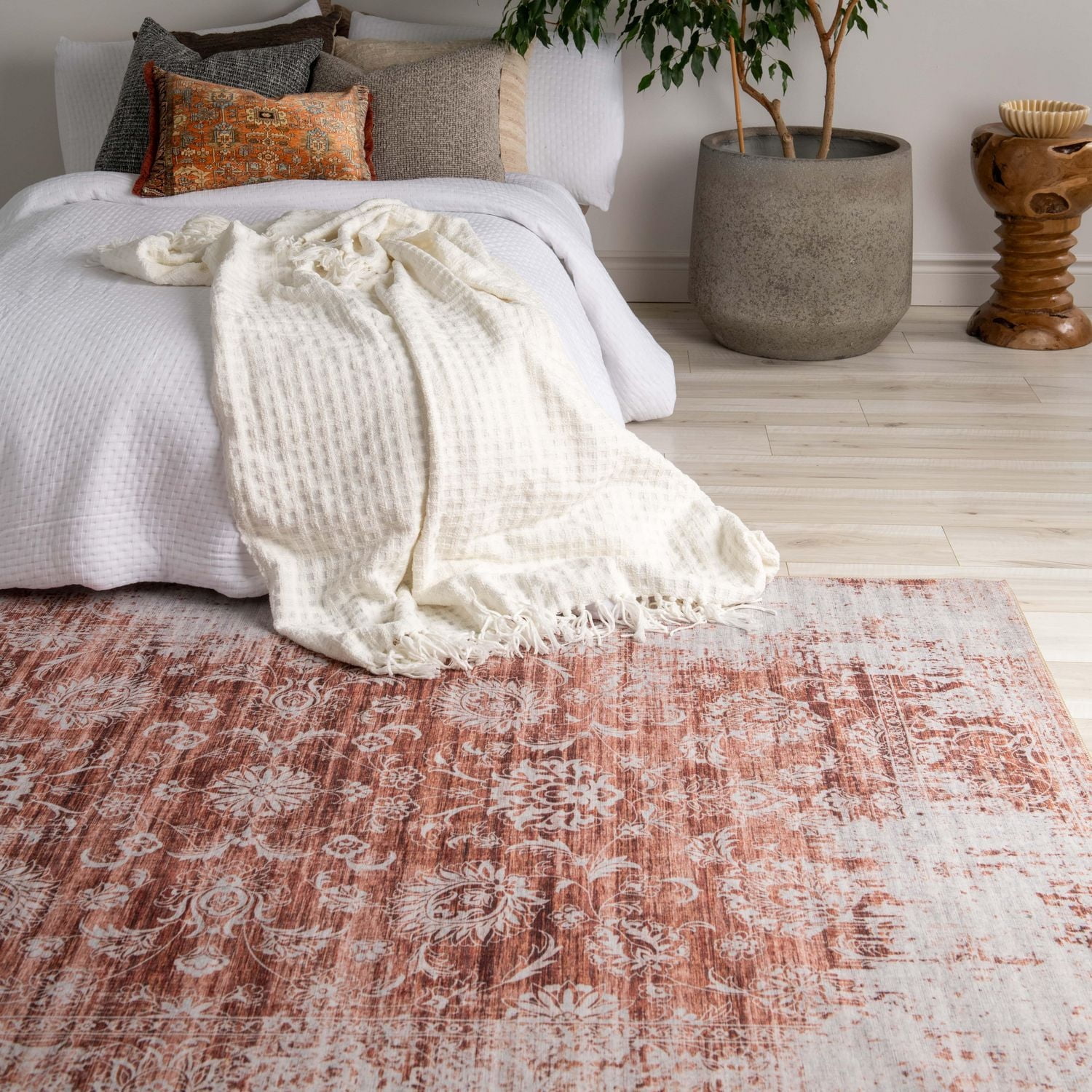 Rug Branch Collection Emir Tapis traditionnel oriental déperlant hydrofuge
