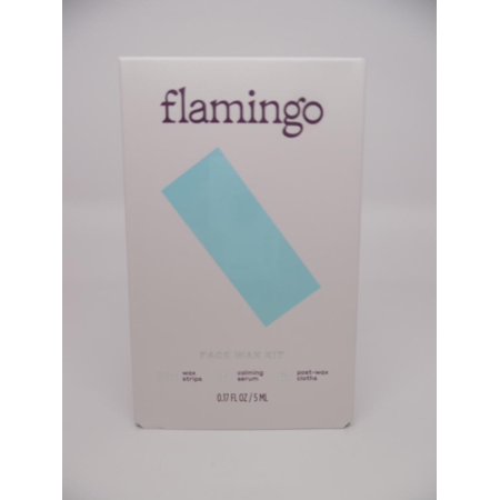 Flamingo Women's Face Wax Kit 20ct Strips Facial Hair Removal Made in Spain