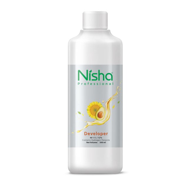 Nisha 40 Vol (12%) Hair Dye Peroxide Developer, Long-Lasting Moisturising Hair, 1000ml