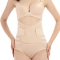 thumbnail image 1 of Fajas moldeadoras de cintura baja para mujer, de color liso, para realzar el abdomen y la cadera, para después del parto, con busto pronunciado., 1 of 5