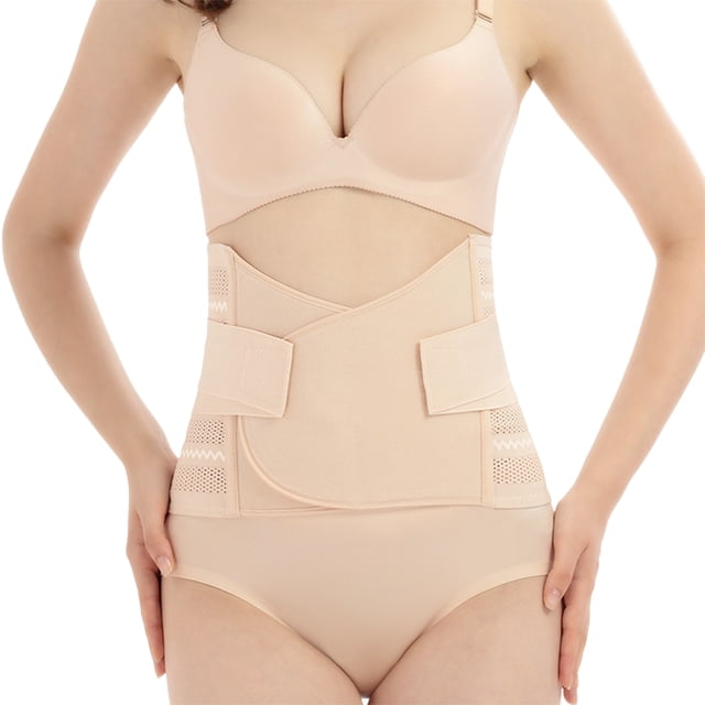 Fajas moldeadoras de cintura baja para mujer, de color liso, para realzar el abdomen y la cadera, para después del parto, con busto pronunciado.