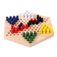 thumbnail image 1 of Chinese Halma Board Game - Wooden Educational Set, Classic Strategy Game with 60 Pieces, for Kids & Family, 1 of 6