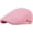 Pink, variant on Minzimin Mens Mesh Newsboy Hat Breathable Summer Flat Cap Beret Gatsby Ivy Driving Hat Adjustable Golf Cap