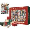 thumbnail image 1 of Calendario de Adviento para Navidad PICKFORU 2024, rompecabezas de 1000 piezas, 1 of 8