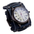 thumbnail image 1 of Puntero de cuero retro Pulseras de reloj Correa ancha Accesorios Casual azul retro jinwen reloj de pulsera, 1 of 7
