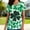Shirts-Green, variant on Gamivast St Patricks Day Scrubs for Women Funny Graphic V Neck Short Sleeve Tops Casual Loose Tunic Scrub with Pockets Holiday T Shirts S-5Xl