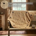 thumbnail image 4 of VHC Brands Pip Vinestar Burlap Lap Throw 32Wx32L, Bedroom and Living Room Decor, Blanket, Cotton, Pip Vinestar Collection, Square 32x32, Natural, 4 of 5