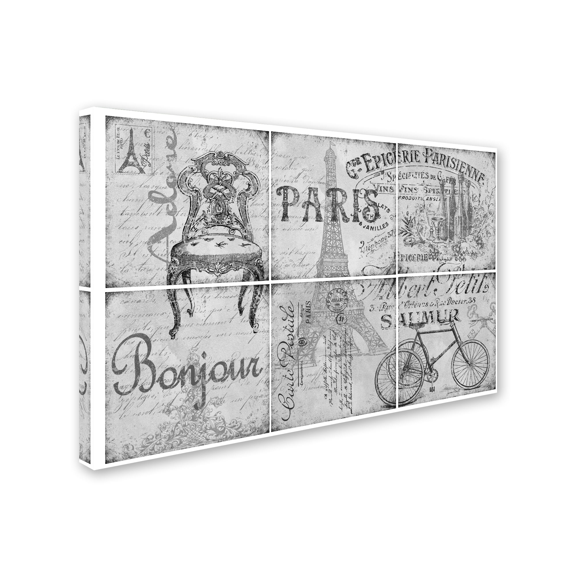 Trademark Fine Art 'Parisienne 5' Canvas Art by Jean Plout